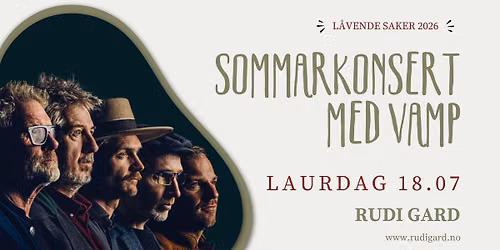 Sommarkonsert med Vamp | Rudi Gard