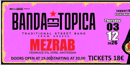 BANDA ENTOPICA from Greece LIVE IN MEZRAB AMSTERDAM