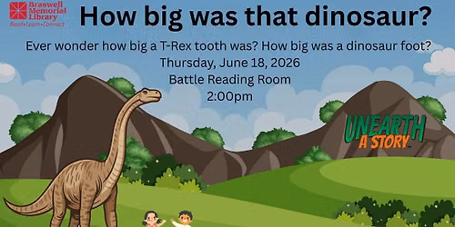 How big was that Dinosaur (A Summer Reading Craft) 