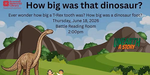 How big was that Dinosaur (A Summer Reading Craft) 