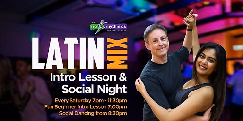 Saturday Latin Mix \/\/ Intro Lesson & Social Night