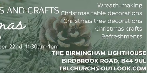 Ladies Arts and Crafts Christmas Workshop - FREE