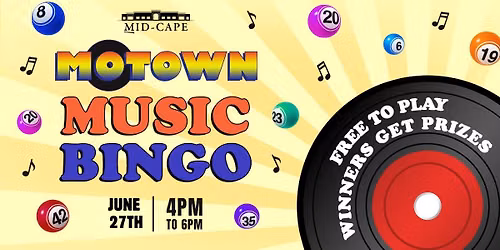 Motown Music Bingo \ud83d\udcbf\ud83c\udfb6