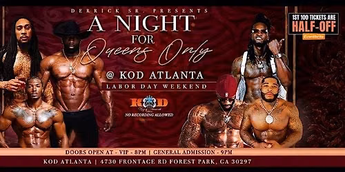 A Night For Queens Only @ KOD Atlanta