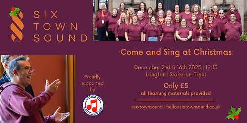 Christmas Sing Along with Six Town Sound