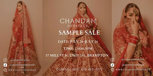 Chandan Heritage Sample Sale 2026