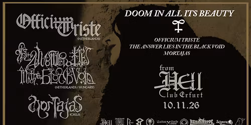 Officium Triste, The Answer Lies In The Black Void,  Mortajas