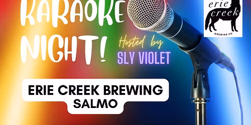 Karaoke Night @ Erie Creek Brewery with Sly Violet