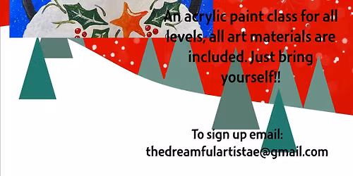 Holiday Sip \u2018n Paint with The Dreamful Artist