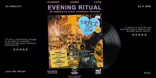 PRINCE - Evening Ritual - Vinyl Listening Session