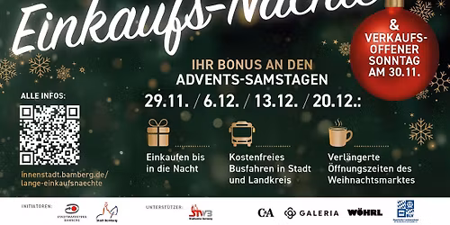 Verkaufsoffener Sonntag in Bamberg