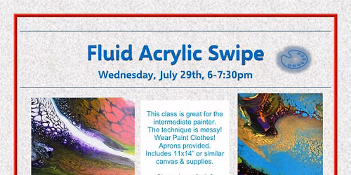 Fluid Acrylic Swipe Class