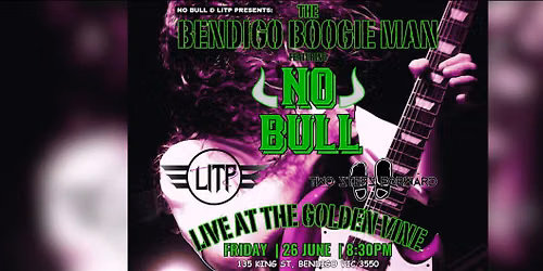 The Bendigo Boogie Man - No Bull, Lost In The Past & Two Steps Forward