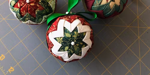 No-Sew Fabric Ornament Workshop