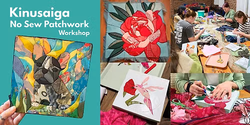 Kinusaiga Patchwork Workshop (No-Sew Fabric Art)