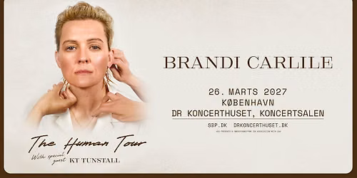 Brandi Carlile (US) + [support: KT Tunstall] i DR Koncerthuset, Koncertsalen - F\u00c5 BILLETTER