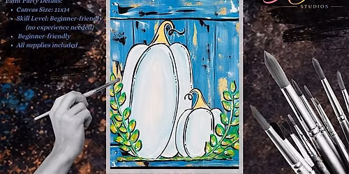 Autumn Blue | $29 | Modern Farmhouse Fall Paint Party (Quad Cities \u2013 Bettendorf, IA)