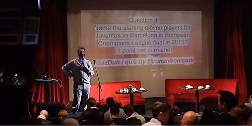An All Football Quiz, Fundraiser For Irish Homeless Street Leagues