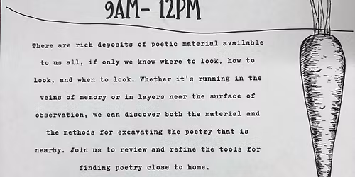 Mining for Poetry: A Writing Workshop