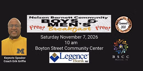 Nelson Barnett Boys and Men\u2019s Breakfast