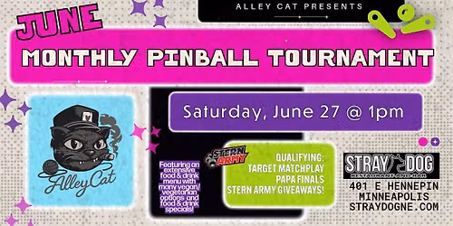 June Monthly Pinball Tournament