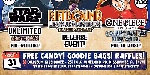Coliseum of Comics Halloween Night TCG Mega-Event at Coliseum of Comics Kissimmee