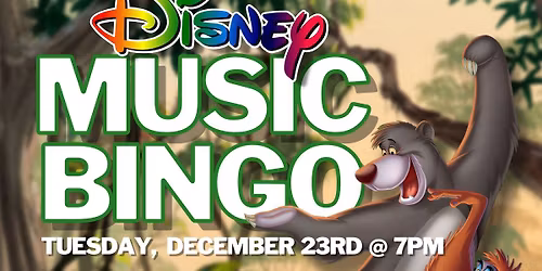 Disney Music Bingo @ The Dish at TBK Bank Sports Complex (Bettendorf, IA) \/ Tues Dec 23rd @ 7pm
