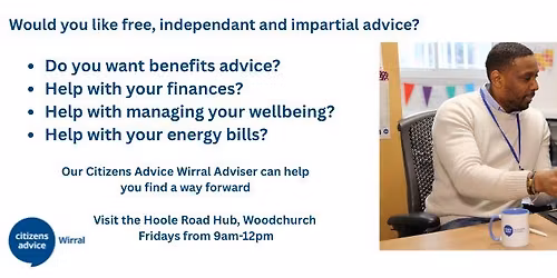 Citizens Advice Wirral Walk-Up Advice 