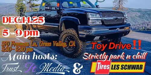 Cars & Lights for Toy Drive!
