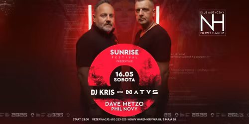 Dj Kris B2B Matys - 3 godziny set \/ Support: Dave Metzo, Phil Novy