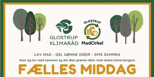 Glostrup Klimar\u00e5d og Glostrup Madcirkel holder f\u00e6llesmiddag