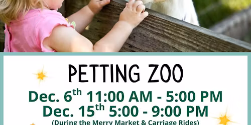 Petting Zoo - Christmas INN Our Town