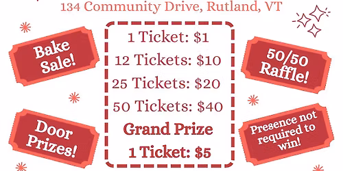 Basket Raffle Fundraiser \u2013 Supporting Come Alive Outside & Rutland Recreation