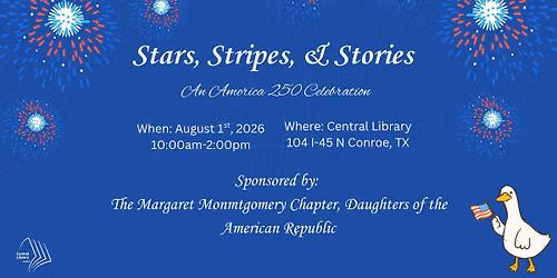 Central Library: Stars, Stripes & Stories: An America 250 Celebration