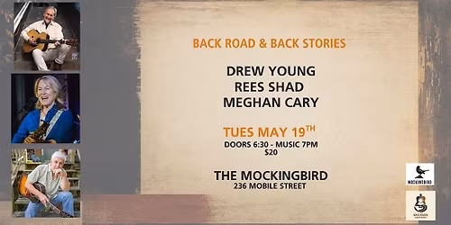 Drew Young, Rees Shad & Meghan Cary \u2014 Songwriters in the Round