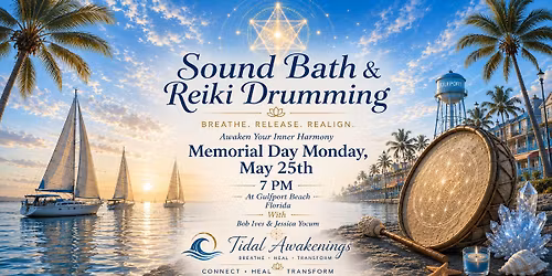 Soundbath and Reiki drumming.
