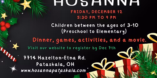 Hosanna Parent's Night Out