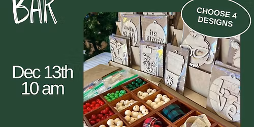 Make Your Own Ornament Bar