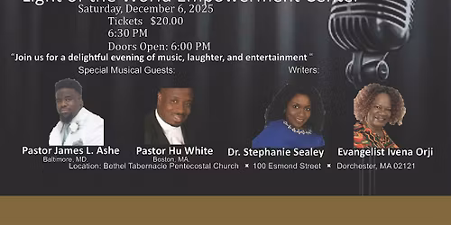 Light Of The World Empowerment Center Benefit Concert