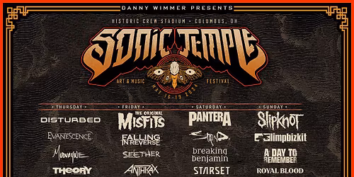 Sonic Temple Art & Music Festival - 4 Day Pass