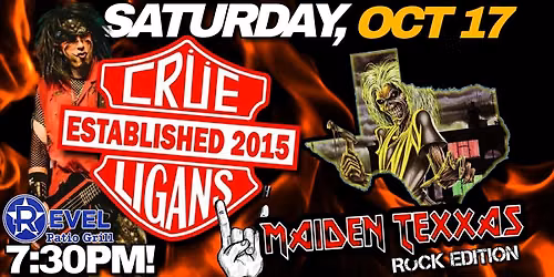 Crueligans - M\u00f6tley Cr\u00fce Tribute & Iron Maiden Tribute - Maiden Texxas
