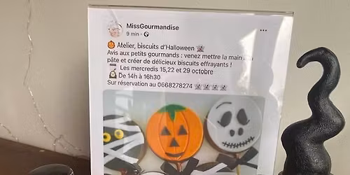 Atelier biscuit d\u2019Halloween