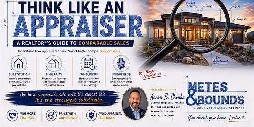Think Like an Appraiser: A REALTOR\u00ae's Guide to Comparable Sales