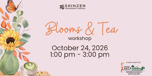 Blooms & Tea Floral Arranging Class