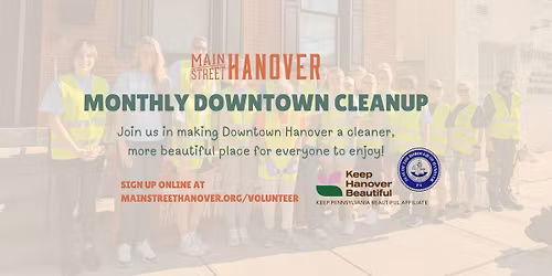 Monthly Downtown Cleanup