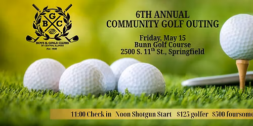 6th Annual Community Golf Outing