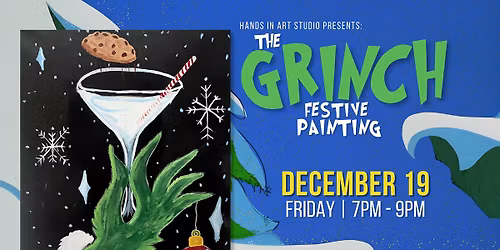 Festive Grinch Painting 