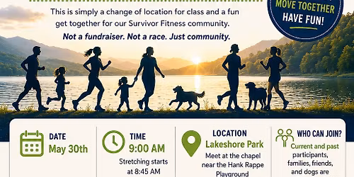 Fun 5k at Lakeshore for SF class