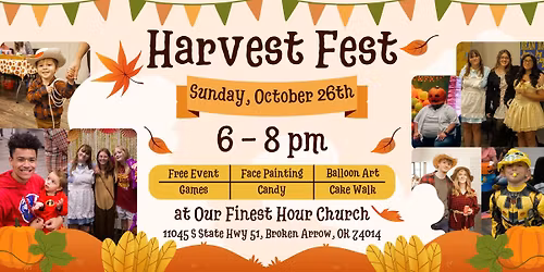 Harvest Fest 2025 at Our Finest Hour Church!