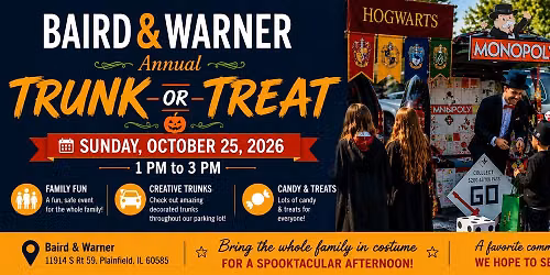 Baird & Warner - Plainfield Annual Trunk or Treat Event